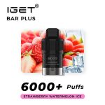 Strawberry Watermelon Ice – IGET Bar Plus Pod 6000 Puffs